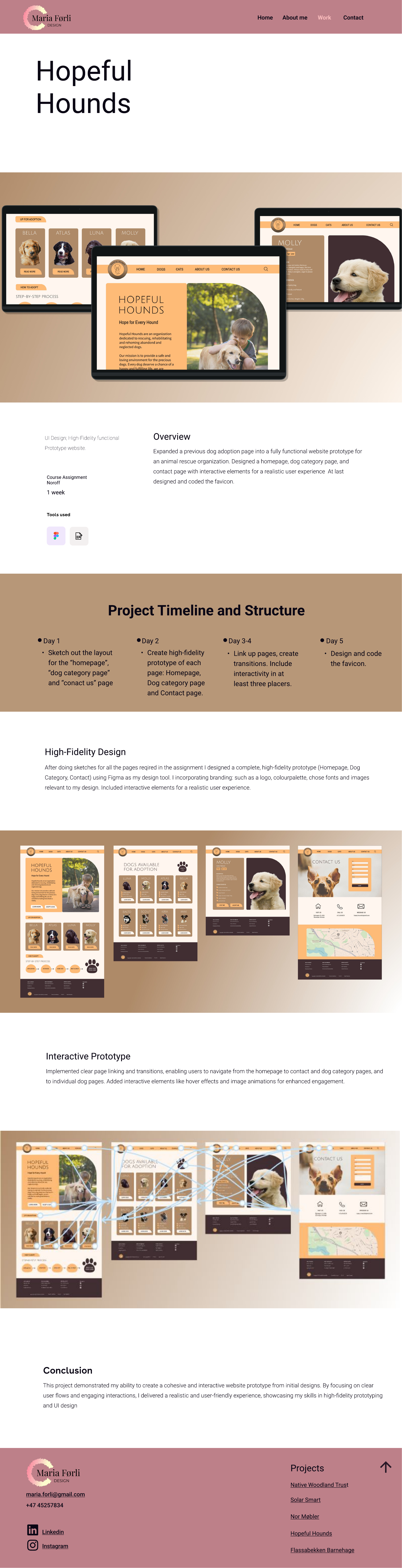 Hopeful Hounds case study preview